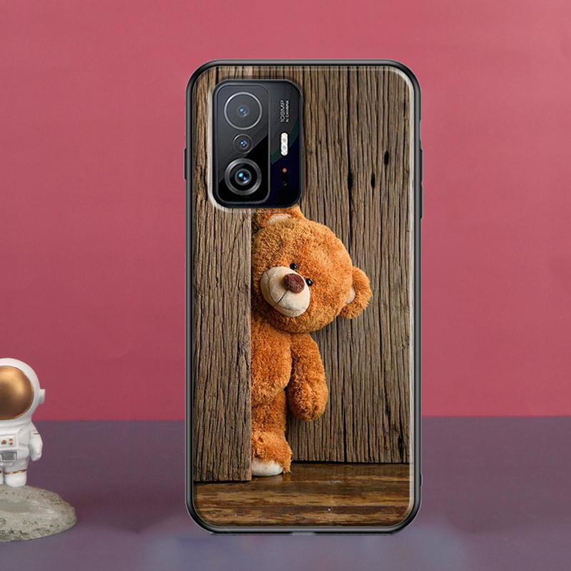 Чехол с милым медведем для POCO X5 X3 F5 Pro X4 F4 GT M5s C40 F3 для Xiaomi 13 Lite 12 11T 12T Pro 12X
