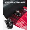 Amazicha Black Knurled Stainless Steel Screw Seat Bolt with Knob Cover Tab Compatible for Harley Davidson Touring 1996-2025
