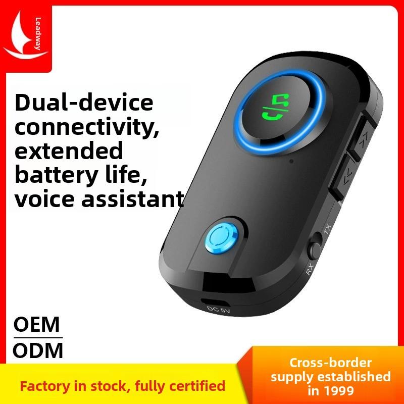 Adaptador Bluetooth 2 en 1 transmisor y receptor inalámbrico para coche y audio