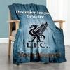 Liverpool Customize Your Name Blanket Throw Customizable Blanket Warmthful Decor Throw For Office Chair Home Decor Livingroom Bed All-Season Use