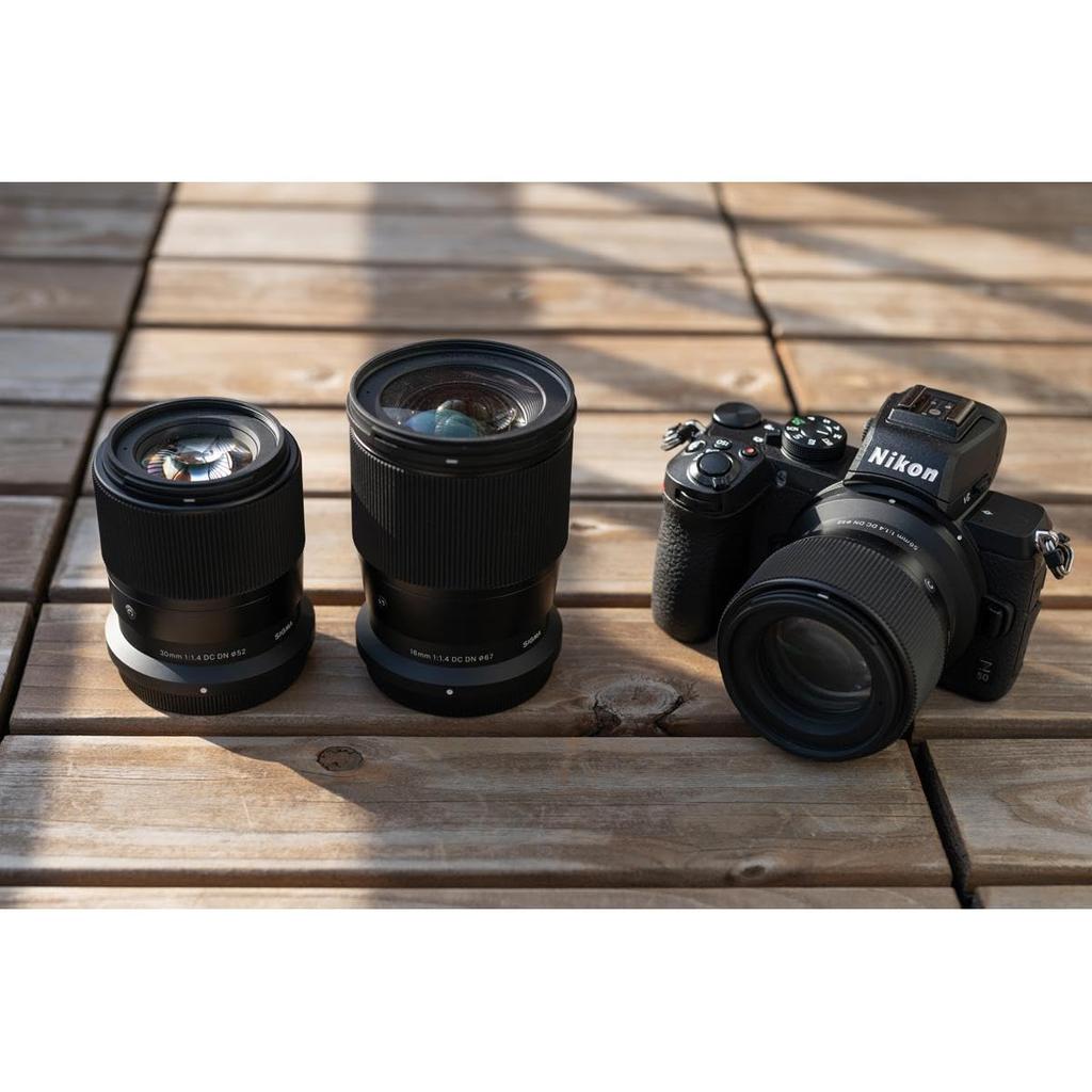 Sigma 30-мм объектив DC DN для беззеркальных камер Nikon Z Standard Contemporary, крепление F1.4, APS-C