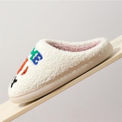 Регби хлопковые тапочки женские зимние домашние комнатные термотапочки тапочки осень и зима домашние