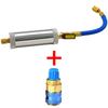 Кондиционирование R134A R12 R22 Автомобильный A/C AC Масло и Краситель унц Инструмент для Впрыска Масло Охлаждающая Жидкость Заправочная Трубка с Регулируемым Быстросъемным Соединителем R134a