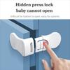 5PCS Anti-Pinching Hand Drawer Lock Self-adhesive Refrigerator Lock Buckle  Cabinet