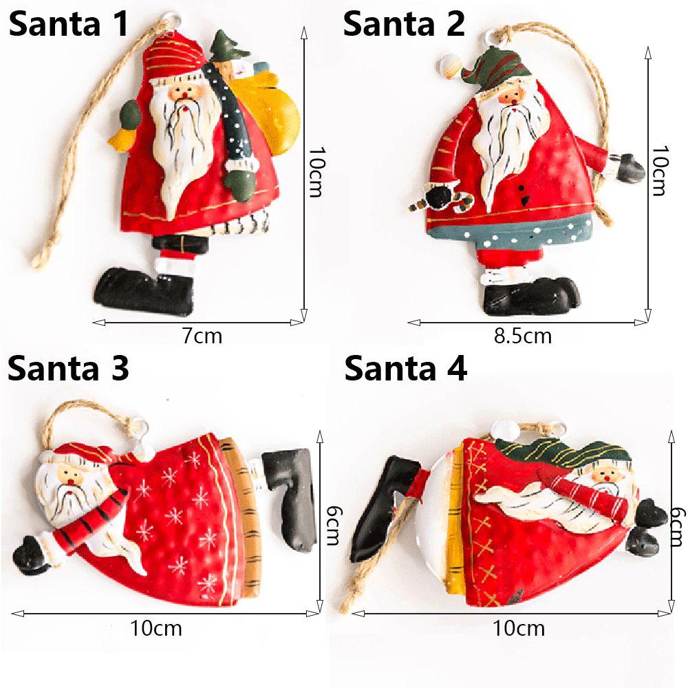 Drop Ornaments Festival Supply Christmas Decorations Santa Claus Cartoon Angel Hanging Pendants