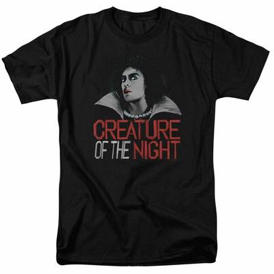 Футболка The Rocky Horror Picture Show Creature Of The Night Черная Унисекс