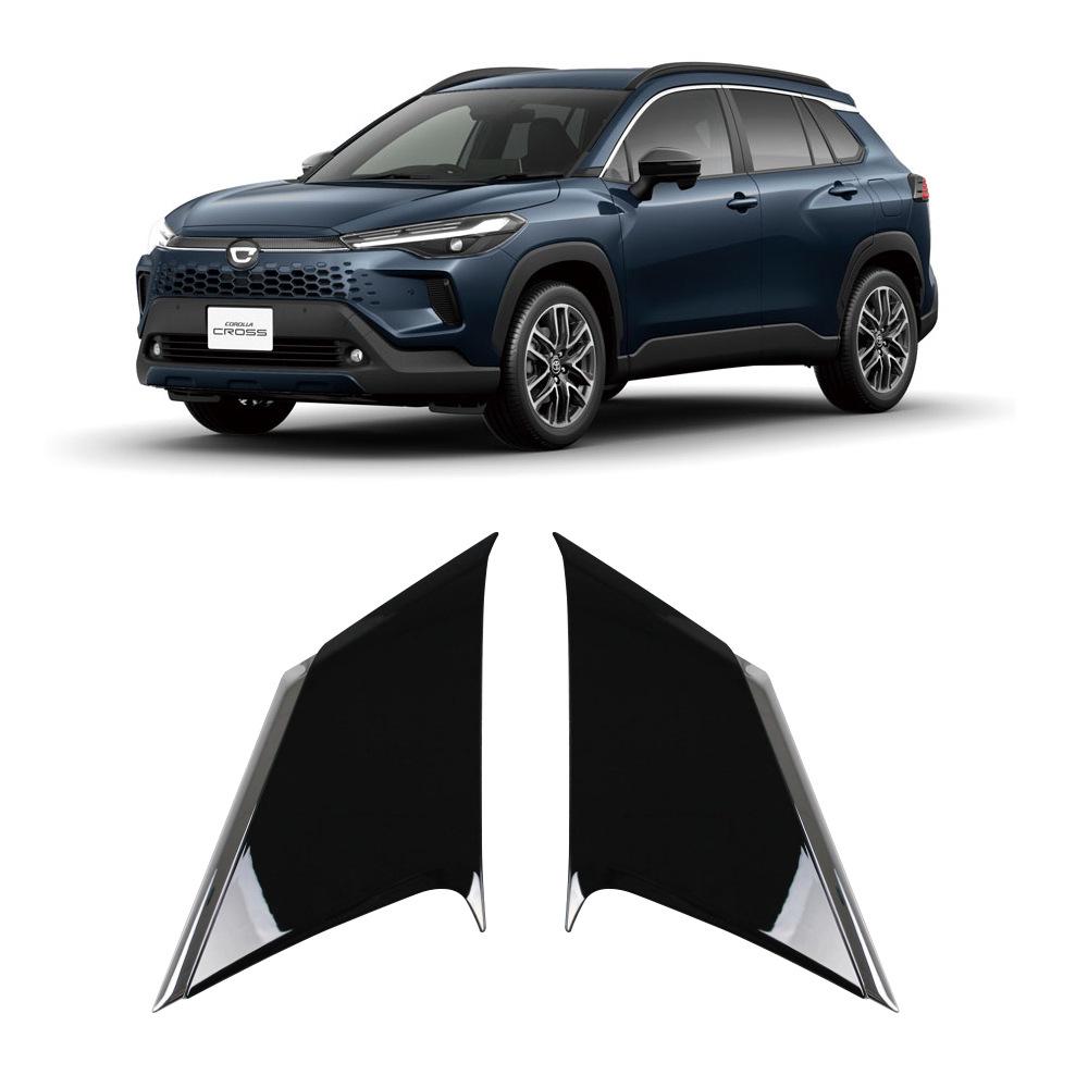Гальванизированная наклейка на стойку C цвета рояльный черный для Corolla Cross 2020-2026