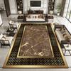 Modern Black Gold Marble Style CARPET FOR LIVE ROOM Decoration Home Washable Fluffy Rug Easy Clean Short Velvet Luxury Floor Mat