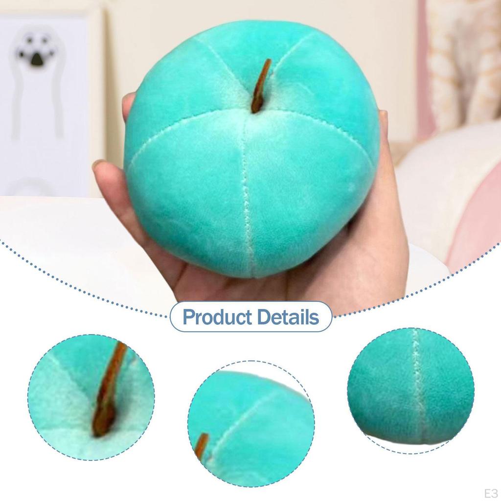 Toy Ies Doll Collectible Reusable Stuffed Fruit Dia 10cm for Christmas Thanksgiving Day Teens