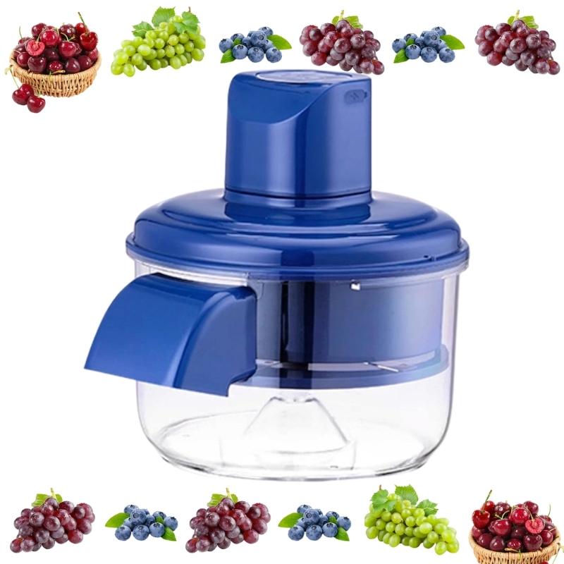 Автоматическая электрическая машина для чистки фруктов для домашнего использования Эффективный инструмент для чистки винограда, чеснока, помидоров, вишни
