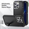 3 In 1 Defend Heavy Armor Holder Shockproof Case for IPhone 16 Pro Max 15 13 14 11 12 Bracket Stand Military Rugged Protective Kickstand Cover