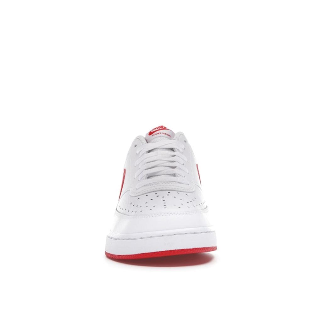 Nike Court Vision Low White University Красные мужские кроссовки CD5463-102