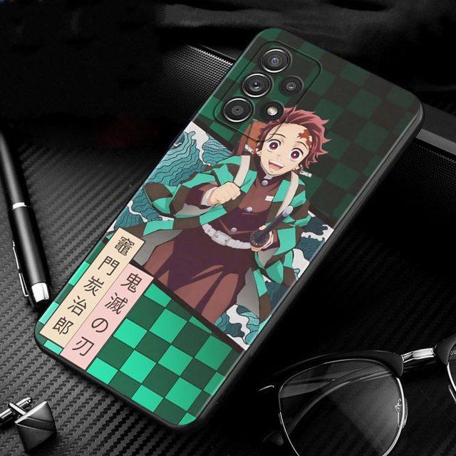 Чехол с рисунком аниме «Demon Slayer Kimetsu» для Samsung Galaxy A51 A71 A01 A11 A21 A21s A31 A41 A72 A52 A42 A32 A22 A12 A02 A02s F42