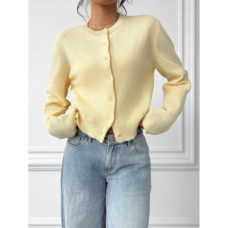 Women Autumn Winter Knitted Cardigans Sweaters Ladies Long Sleeve Single Breasted Sweater Outerwear