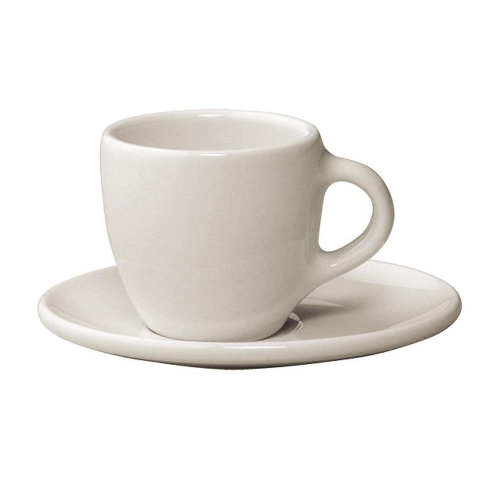 KINTO TOPO Cup 26545 & Saucer, 80ml, White,