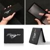 1Pcs Car Emblem Driver License Cover ID Credit Card Holder For Mustang F10 Zapatillas Miniatura Gt Shelby 2005 2015 Mujer 2012 Kuga