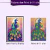 5D Diamond Painting Full Circle Animal Peacock Elephant Cross Stitch Landscape Dandelion Diy Diamond Embroidery Mosaic Home Deco