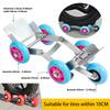 Flat Tire Booster Trolly Emergency Roller Portable Professional Motorcycle Moving Trailer