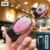 TPU Car Key Case Cover Shell For Mercedes Benz 2021 C S Class W223 W206 S350L S400L S450L S500L Protector keychain Accessories ZS4