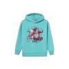 X Disney Toy Story Strawberry Bear Series Plush Loose Pullover Hoodie Women Tops Pool-Blue AWDR760-1