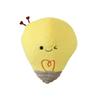 Cuddly Yellow Light Bulb Plush Toy  Kids And Teens Room Decoration Ornaments