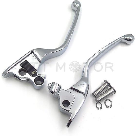 HTTMT MT241-026-CD Parts Chrome Brake Clutch Hand Lever Compatible with Harley 2008-2013 Touring and Trike Models 2014-later FLHR and FLHRC (Does NOT