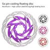 Hollow Road Bike Brake Disc Mountain Bicycles Brake Rotor Central Locking Road Bike Oil Disc Brake Rotors 160mm