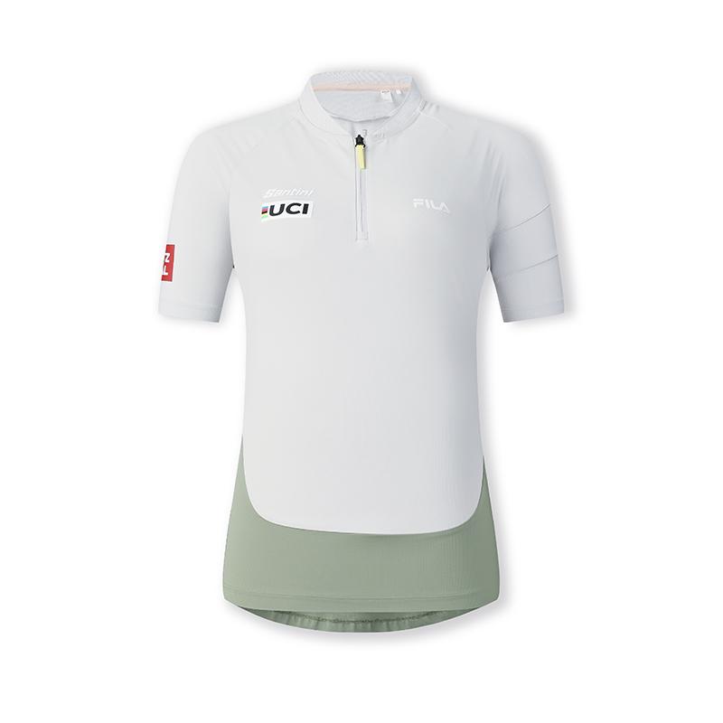 Новая женская футболка для велоспорта FILA CYCLING, цвет Nihil Gray A11W518103F-GY