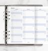 Filofax 2026 System Planner Refill, A5 Vertical Year Planner, January Start, White, 26-68501, Officially Imported
