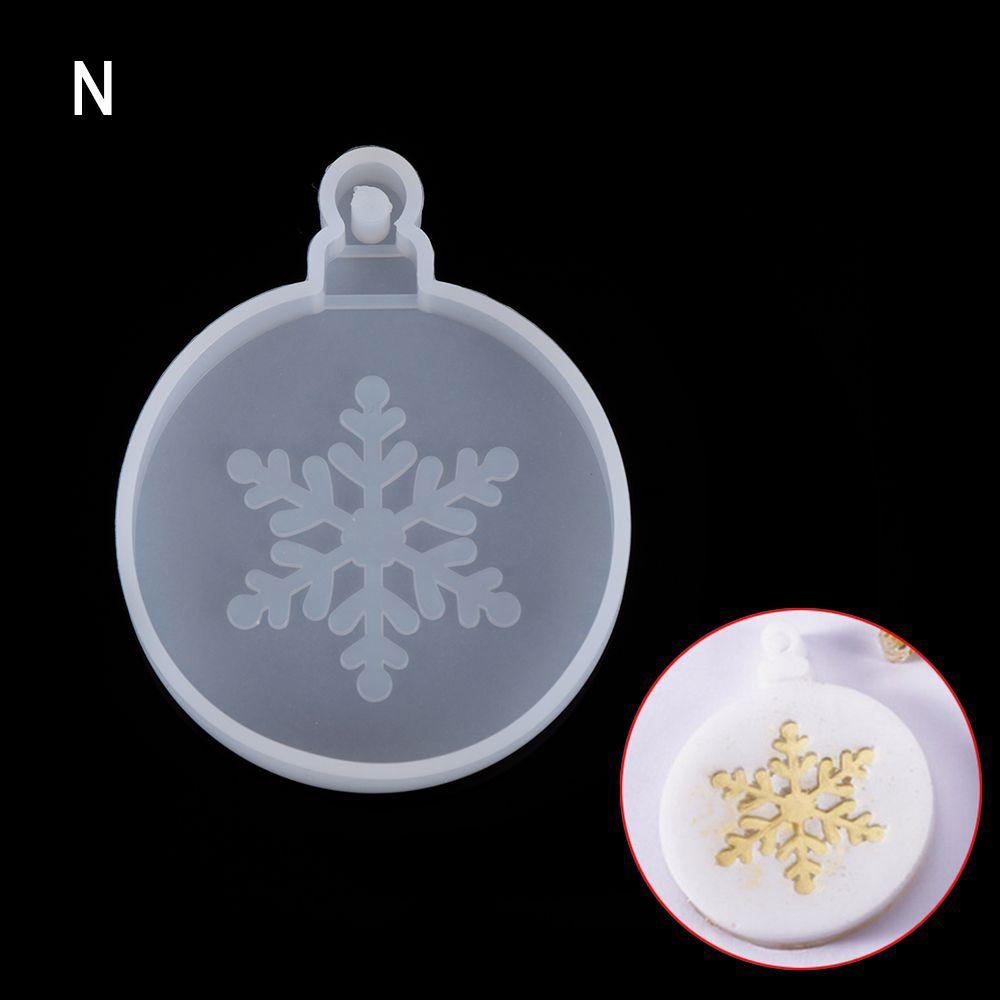 Jewelry Making Tools Hanging Tags Xmas Ornament Epoxy Resin Molds Silicone Mould Crystal Resin Mold