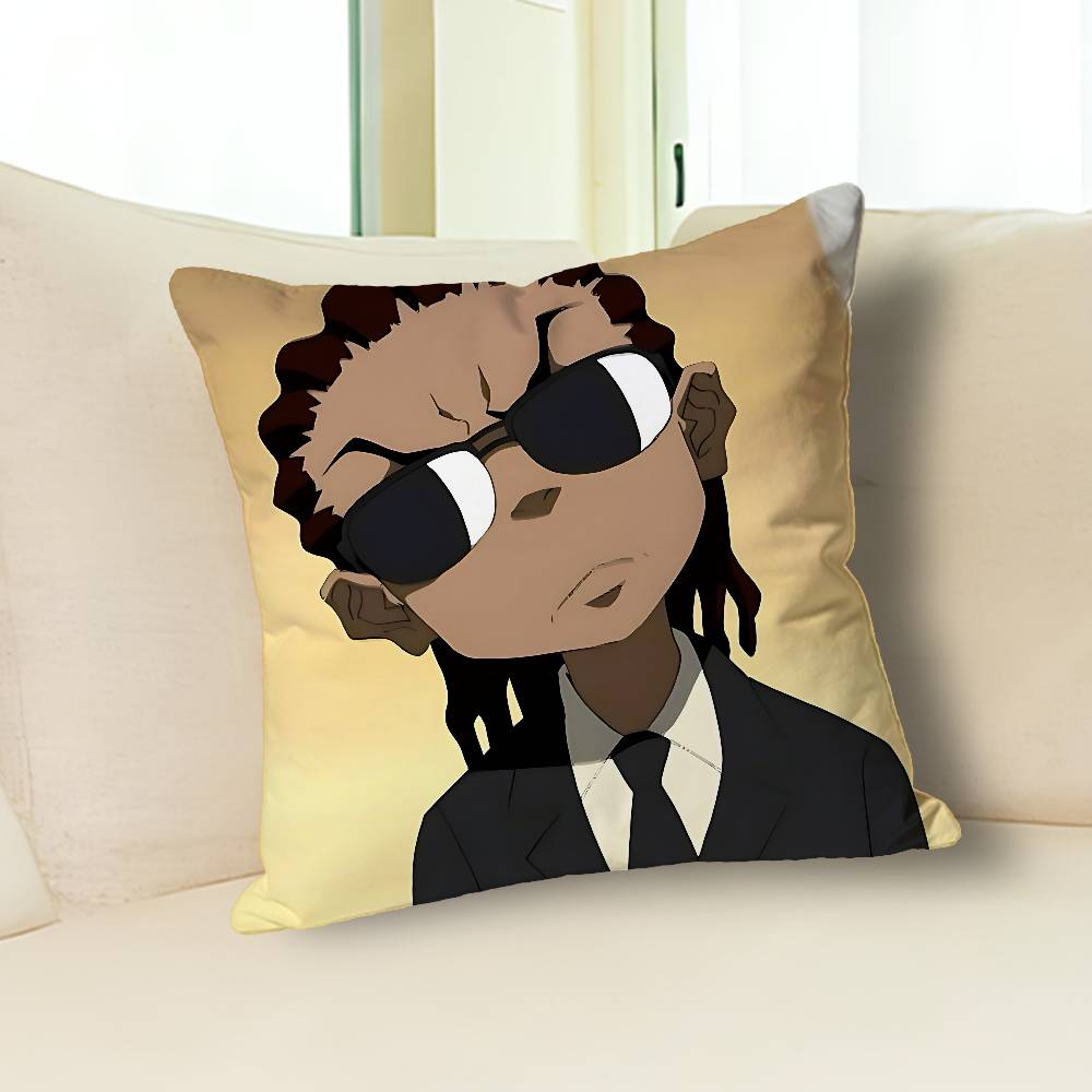 H-Huey-Freeman B-Boondocks Наволочки для Спальни Гостиной Дивана Домашний Декор Полиэстеровая Наволочка на Подушку на Молнии