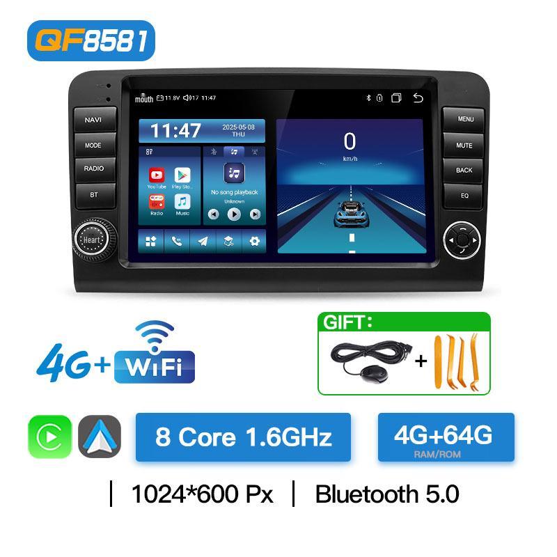 Система Android-навигации и камеры заднего вида для Mercedes-Benz ML-Class W164