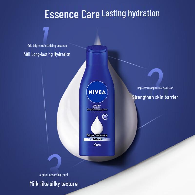 NIVEA Deep Moisturizing Body Lotion (3 x 200ml)