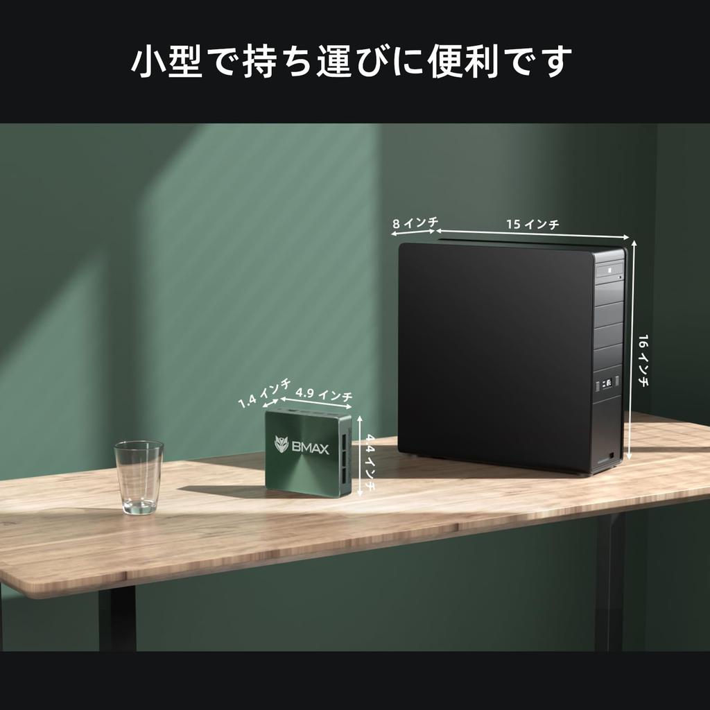 BMAX Mini 16 ГБ 1 ТБ NVMe Intel Core Windows 11 до 4 8 Мощный Расширенный 4K Тройной Дисплей Одновременный HDMI x USB x PC, DDR4, SSD, i7-1060NG7, Pro,