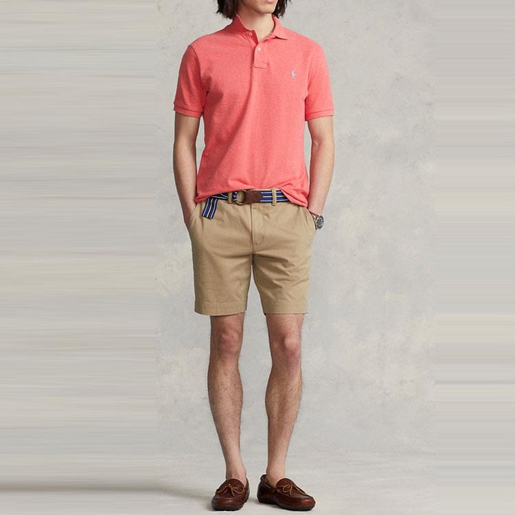 Polo Ralph Lauren SS22 Polo Shirt Men's Pink MNPOKNI1N821-587