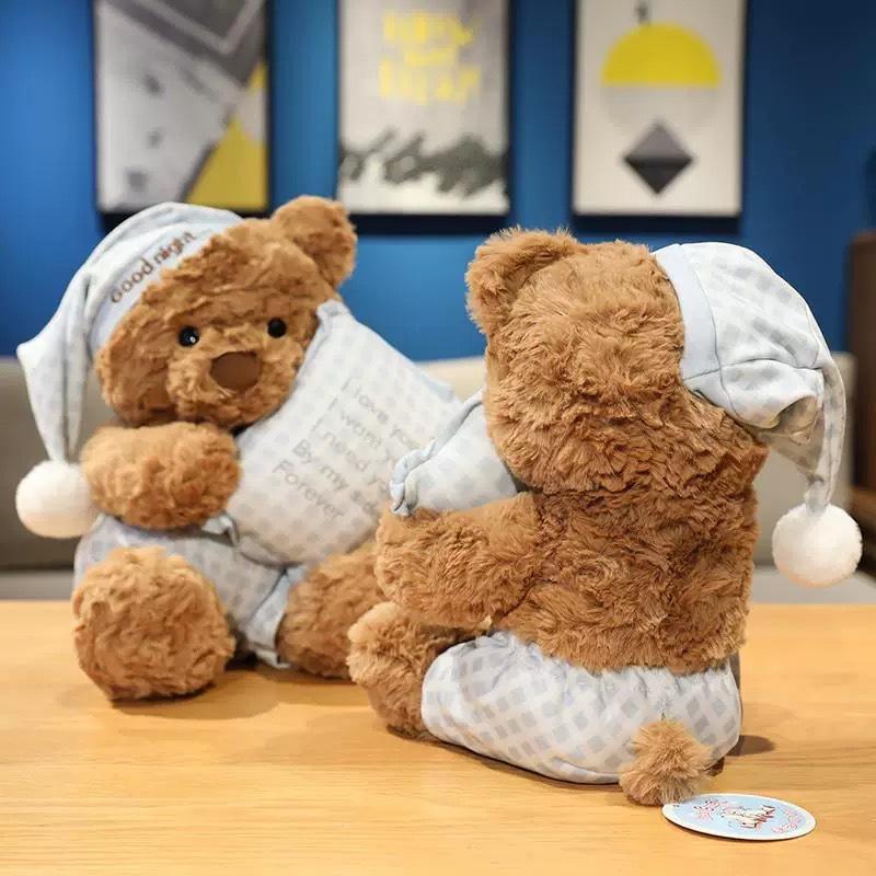 Пижама на ночь Плюшевая игрушка Медведь Кукла Подушка Кукла Медведь Плюшевый мишка Подушка Плюшевый мишка Тряпичная кукла