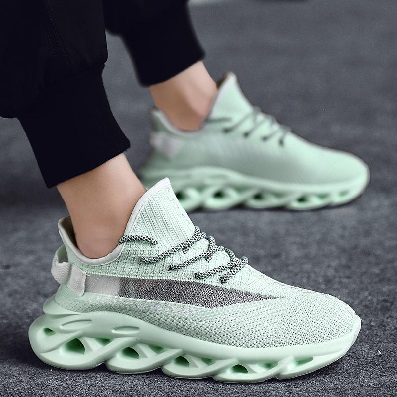 2025 лето большой размер интернет-знаменитость трендовая обувь мужская повседневная корейская версия обуви-кокосов на лезвии спортивная студенческая мужская сетчатая обувь