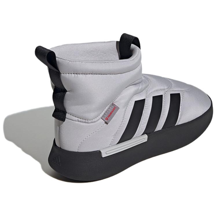 adidas Adipuff Нескользящие Устойчивые к истиранию Высокие Повседневные Кроссовки Унисекс Серые JR0071