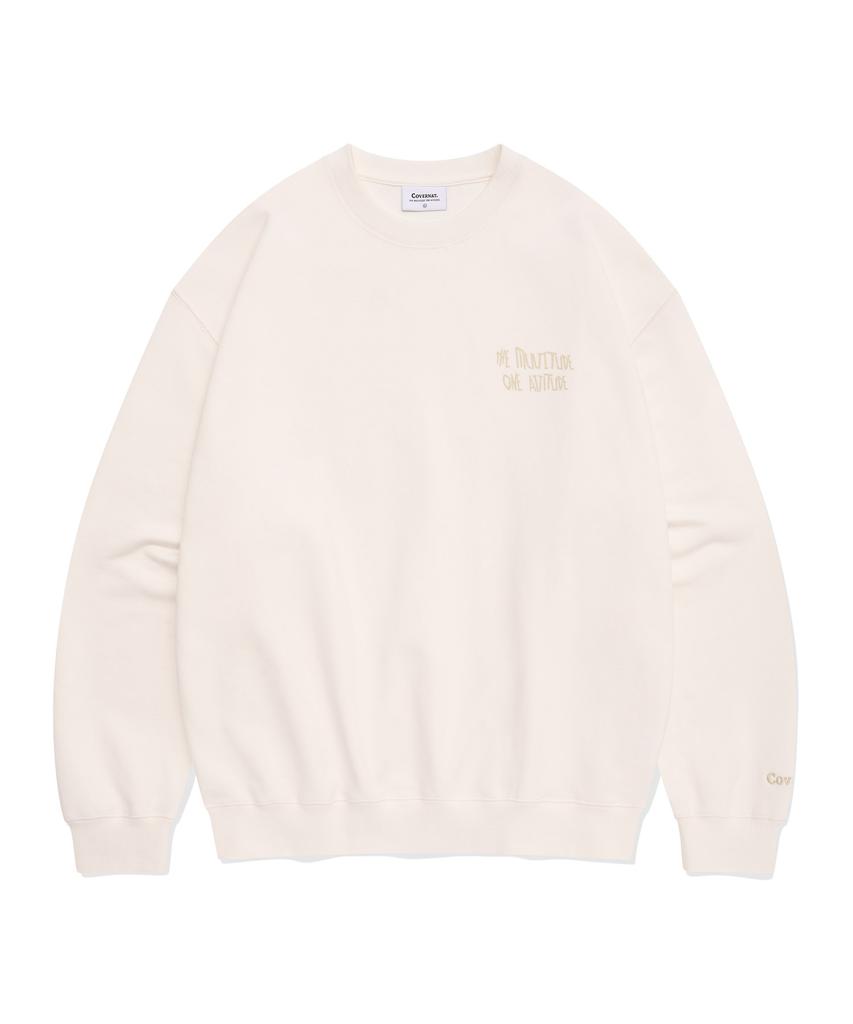 COVERNAT Sketch Sweatshirt Ivory