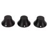 3 Pcs Electric Guitar Knob Eco Friendly Wood Guitar Volume Control Knob Replacement Ebony