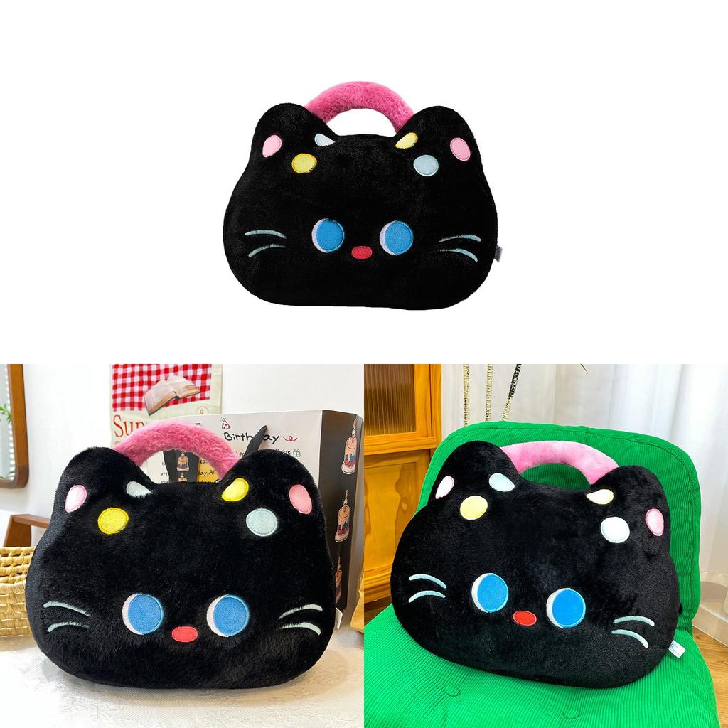 Плюшевая игрушка-кошка с мягким наполнителем из ПП-хлопка для комфорта и расслабления