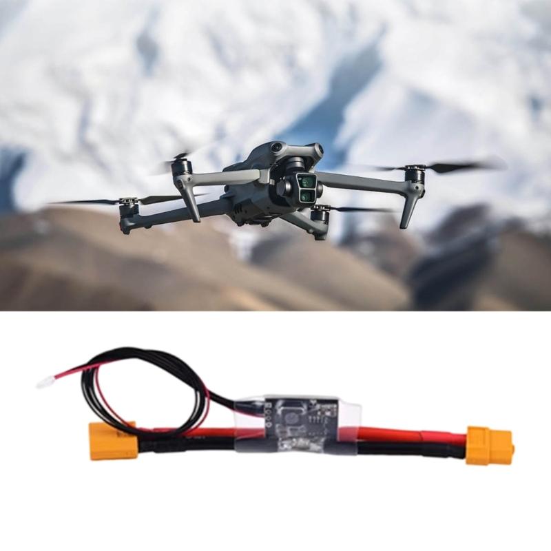 Multifunctional Power Meter XT60/ T Plugs Option For Drones Supports Voltage Current And Wattage Monitoring
