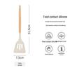 3-Piece Silicone Spatula Set with Wooden Handles - Non-Stick, Food-Grade Kitchen Utensils