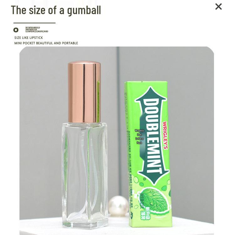 Mini Glass Perfume Atomizer: Portable Press-Type Spray Bottle (5ml, 6ml, 10ml, 20ml)