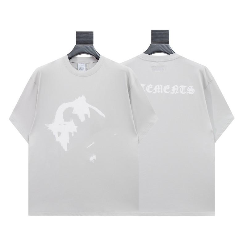 Unisex Oversized Vintage Washed Cotton Tee With Embroidered Letter Print Casual T-Shirt