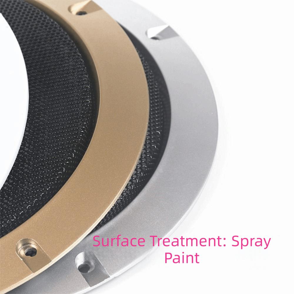 Plastic Frame Speaker Grille Metal Iron Wire Speaker Face Shield Mesh Net Cover Indoor Use