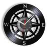 Капитан Корабль Колесо Стены Искусства Корабль Рулевое Настенный Декор Гостиной Виниловая Пластинка Настенные Часы Путешествия Морской Парусный Морской Моряк Подарок Морякам