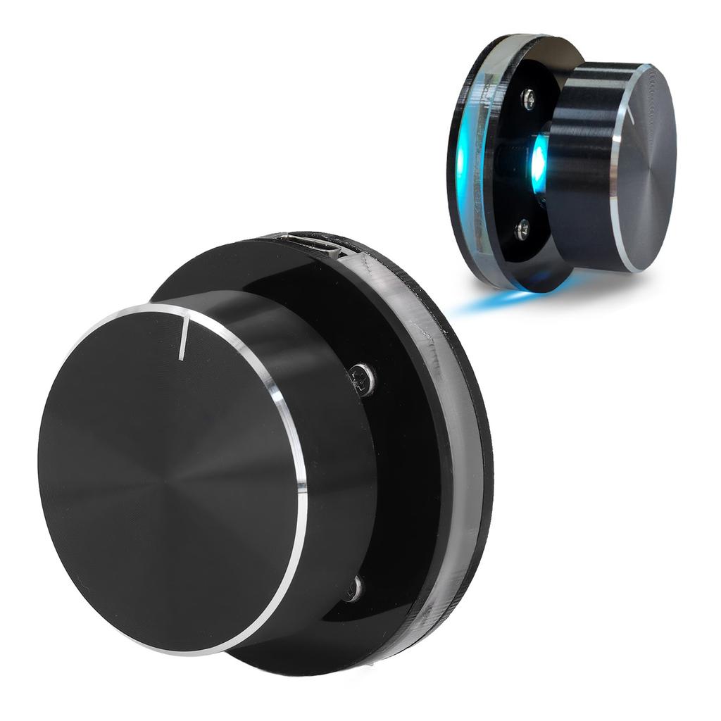 USB Volume Control Knob 360 Degree Rotating Professional USB Volume Control Multimedia Controller Knob Acrylic Plastic for PC