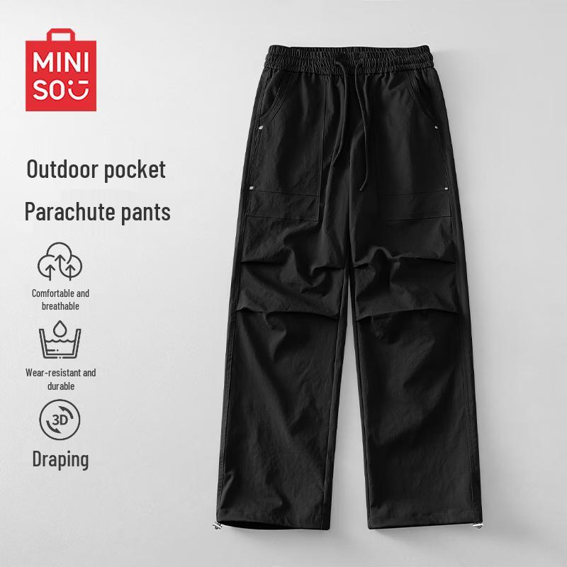 MINISO Men's Stylish Multi-Pocket Cargo Pants
