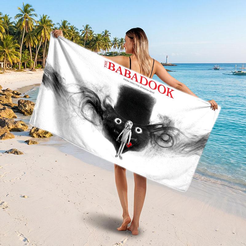 Large Beach TowelThe Babadook Soft Absorbent Towel Beach Bath Home Use